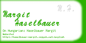 margit haselbauer business card